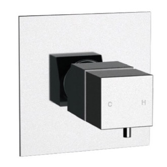 Mixer Wall-Mounted Built-In Thermostatic Mixer, Rough-In Valve Included Remer QT30US